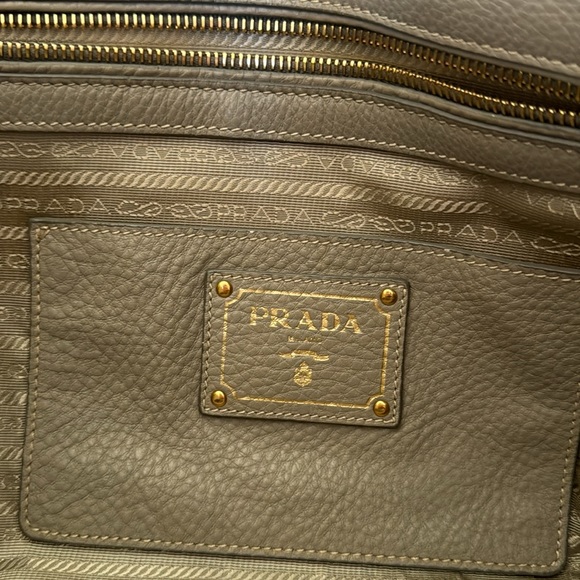 Prada Vitello Daino Side Zip Convertible Tote - Picture 7 of 16